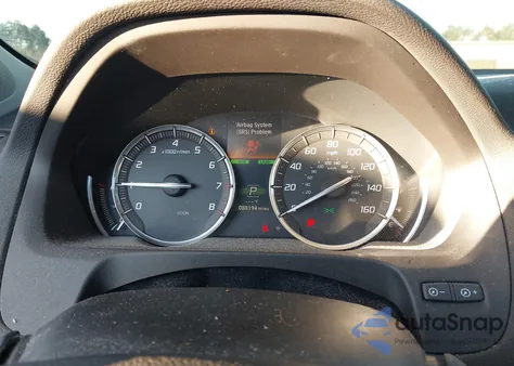 2016 Acura Tlx V6 Advance z USA, uszkodzony, nr VIN 19UUB3F79GA000537